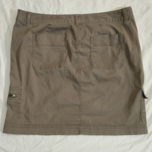 J. Jill Tan Cargo Skirt size 12 - Picture 4 of 8